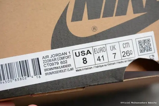Official Maikesneakers Canyon CT0979-602 Rust High CMFT (W) Air Zoom Jordan 1 0611